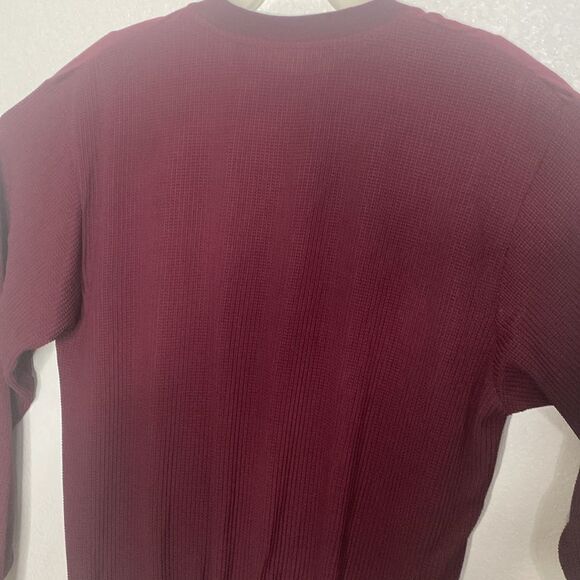 ALAN STUART Men’s Maroon Crewneck Sweater Size M. Made in USA - Picture 5 of 6